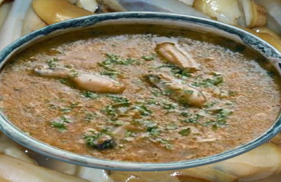 Sopa de Lingueirão do livro "Cozinha Regional do Algarve"!