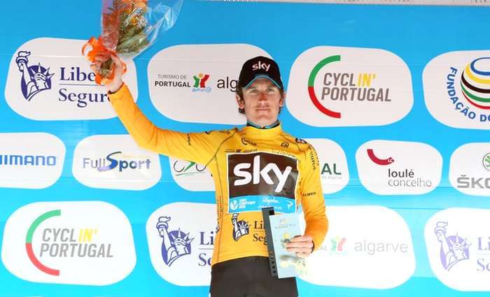 Geraint Thomas (Sky) vencedor da Volta ao Algarve 2015