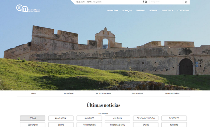 Castro Marim tem novo site autárquico