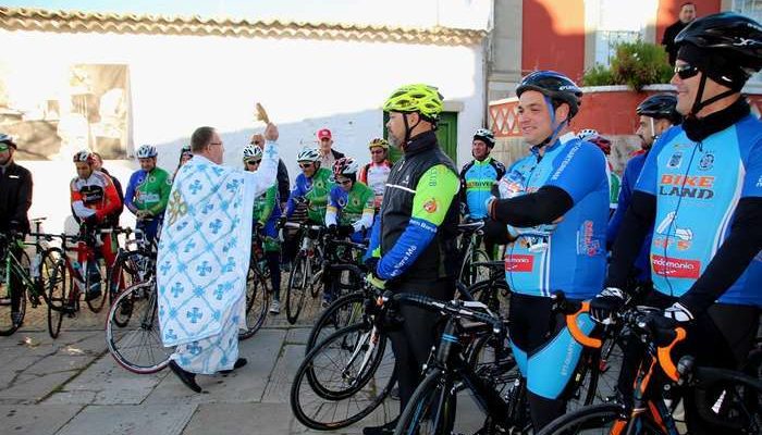 Benção dos ciclistas algarvios em São Brás de Alportel