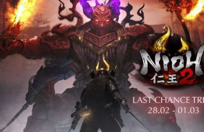 Já está disponível até ao próximo dia 1 de março, a última demo de Nioh 2, que chegará em exclusivo à PlayStation®4 no próximo dia 13 de março