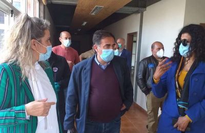 José Apolinário, secretário de Estado das Pescas e coordenador na região do Algarve do combate à Covid-19, visitou na sexta feira o campus do Instituto Piaget em Silves, convertido nesta fase da pandemia, em Zona de Apoio à População (ZAP).